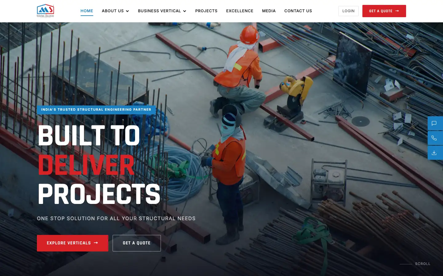MetalScope India — platform built by ArcTorque